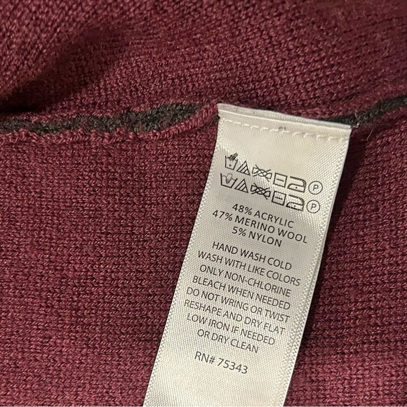 Paul Costelloe Black Label Merino Wool Blend Long Sleeve Duster Sweater Size 2X - Picture 7 of 7